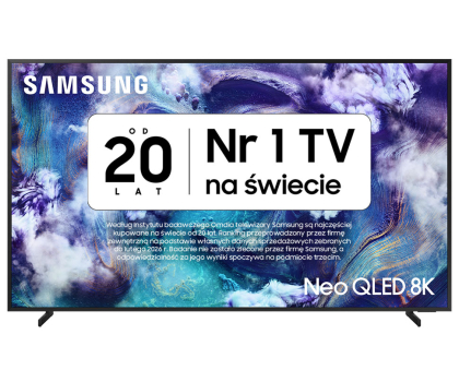 Telewizor 65" SAMSUNG QE65QN900F 65" NEO QLED 8K Mini LED 120Hz Tizen Dolby Atmos